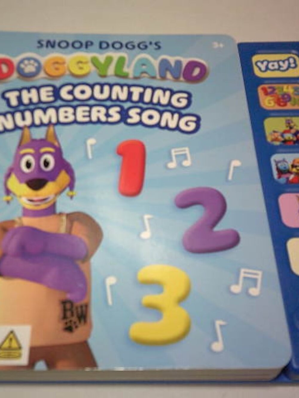 NEW SNOOP DOGG'S DOGGYLAND COUNTING NUMBERS SOUND SONG BOOK INTERACTIVE 3+ 🎁